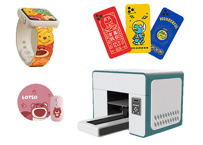 Multipurpose A3 UV Printer Mini kecil flatbed LED UV Printer Untuk Kasus Ponsel