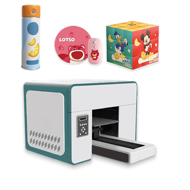 Multicolor Flatbed LED UV Printer Kasus Ponsel Ponsel Printer Puzzle Pen