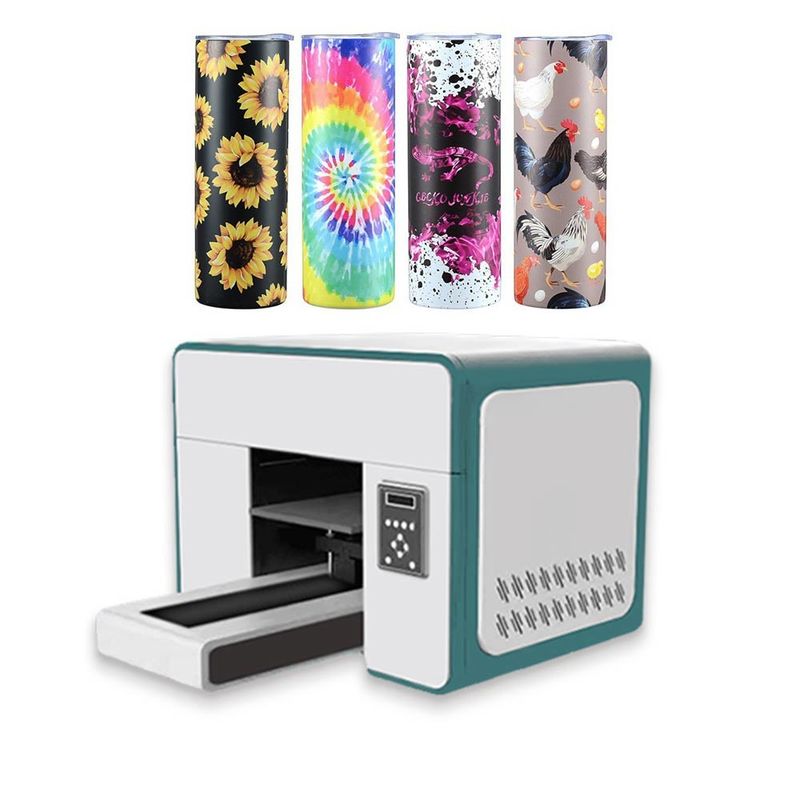 I3200 Phone Case Ukuran A3 Printer UV Glass Bottle Pen 3D LED UV flatbed Inkjet Printer