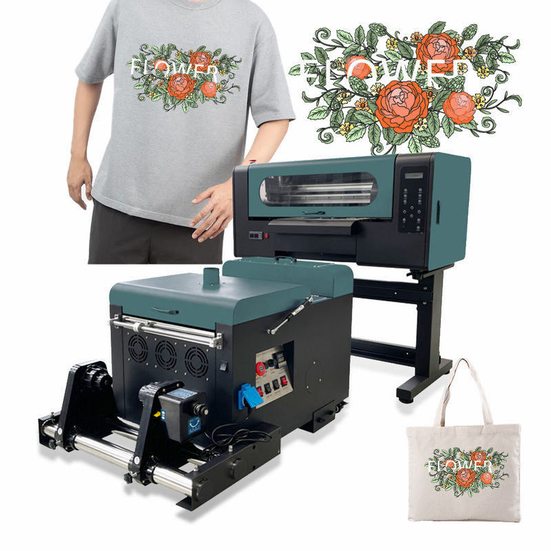 2 Eps I3200 A3 DTF Printer T Shirt Mesin Pencetakan Dtf Dengan Mesin Serbuk Shaking