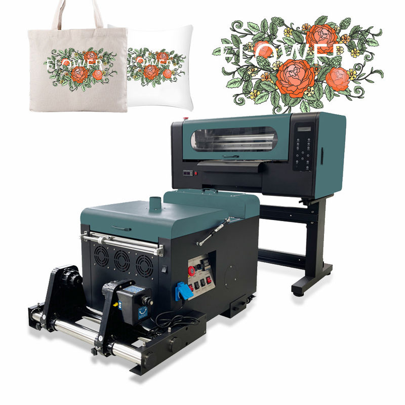 A3 PET Film Printer DTF T-Shirt Mesin Pencetakan Dengan Shaking Powder Machine untuk Kepala Tarik