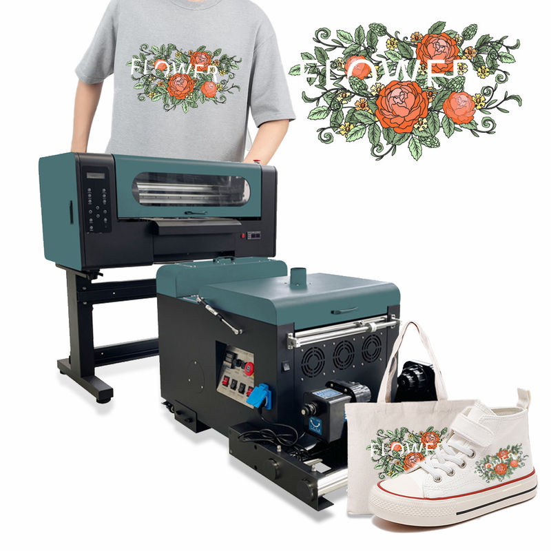 A3 Ukuran Digital DTF Printer Peralatan Pencetakan Kaos T Dengan Dua Kepala Printer Epson XP600
