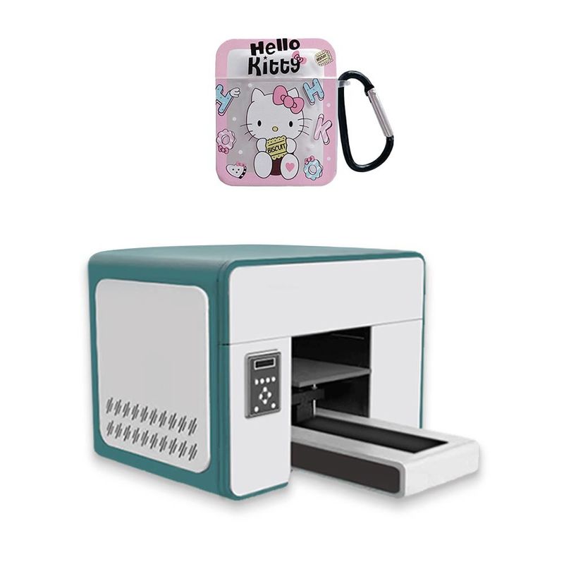 Mesin Pencetakan Inkjet Kartu PVC A3 Ukuran Printer LED UV 1200Dpi Printer Botol