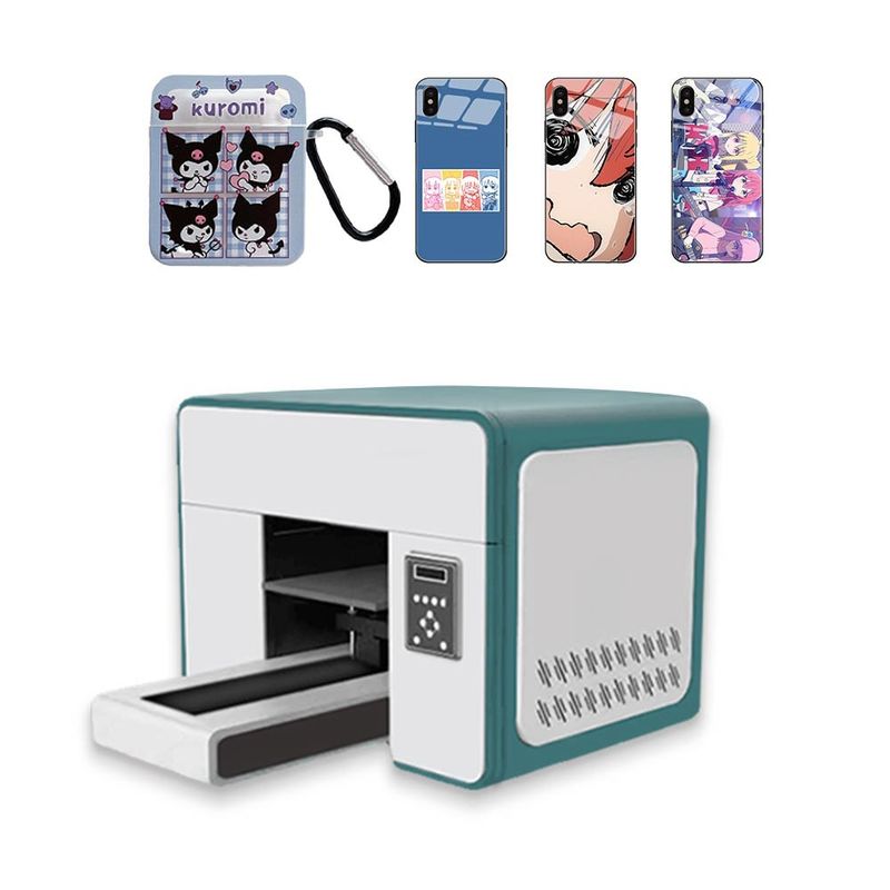 8 Warna A3 UV Inkjet Printer UV LED 3D UV Printer Untuk Jam Tangan Ipad Earphone Case