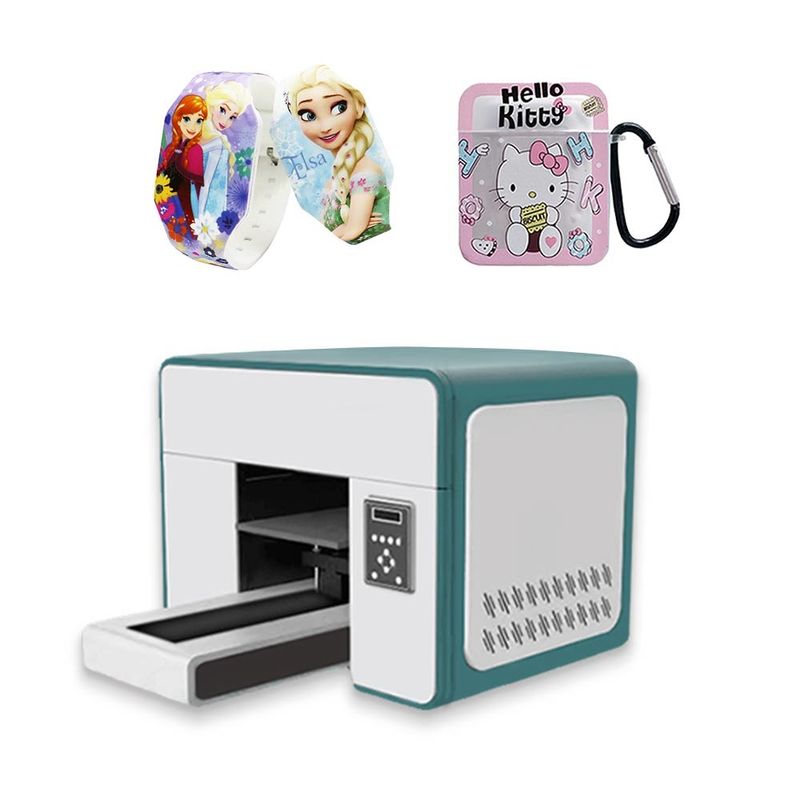 1200DPI A3 UV Flatbed Printer Botol Printer UV Ukuran A4 Mesin Pencetakan Printer UV