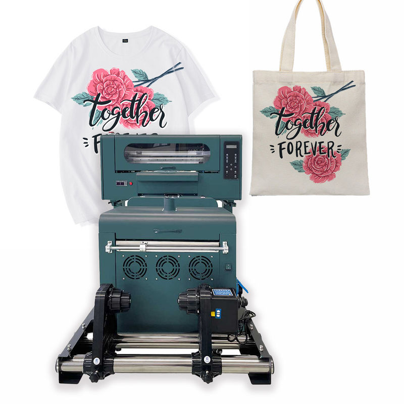 Dual Xp600 Kepala DTF Inkjet Printer 30cm T Shirt Transfer Printer Pet Film Printer