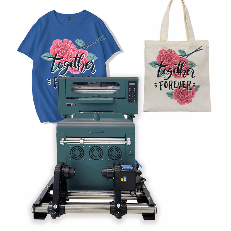 Pabrik Dual Head 30cm DTF Printer PET Film A3 Dtf Printer Mesin Pencetakan Kaos