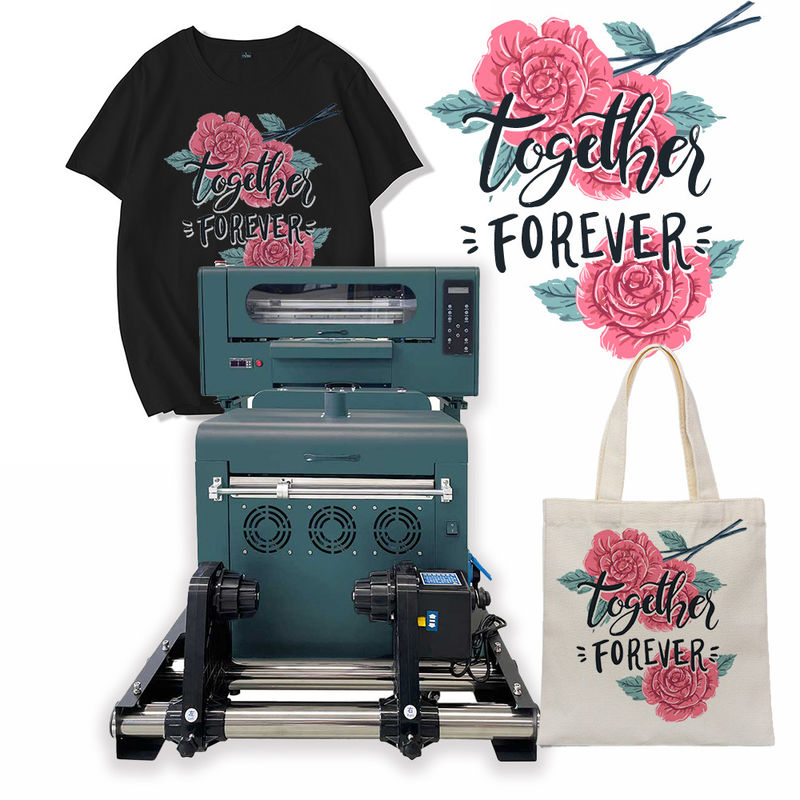 Double Head DTF Inkjet Printer A3 Dtf Printer dengan Shaker dan Dryer All in One