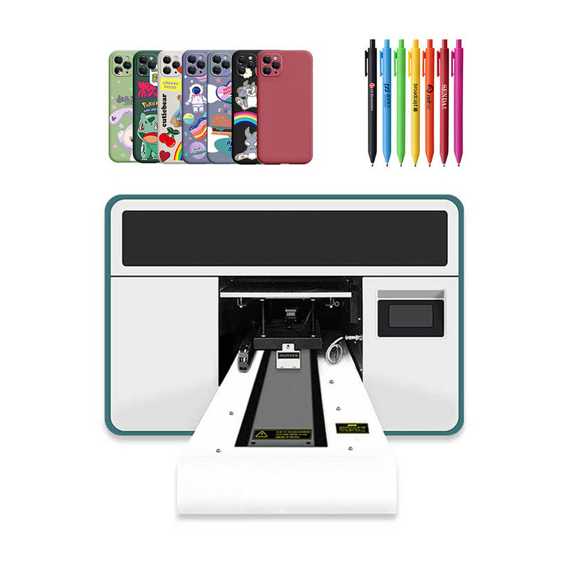 U1HD Printhead UV Hybrid Printer Ukuran A3 Mesin Pencetak Kasus Telepon 3D