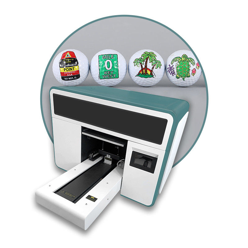 Mesin Pencetakan Mini Inkjet 6 Warna UV Led Flatbed Printer Untuk Kartu Identitas