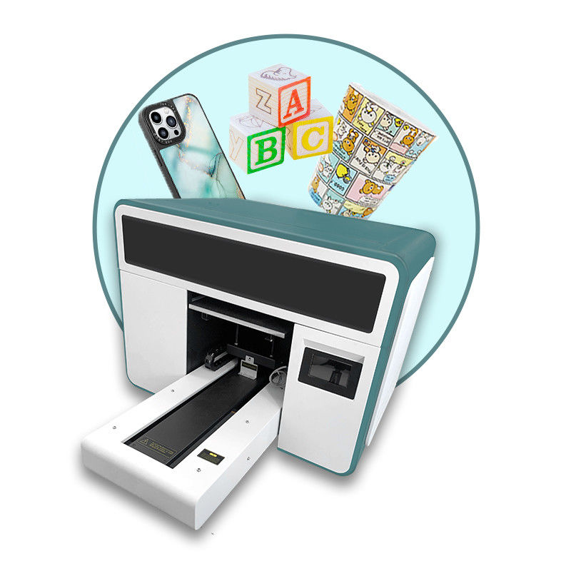 Led Flatbed UV Inkjet Printer Ukuran A3 Cup Label Printer Mesin Pencetakan Inkjet UV