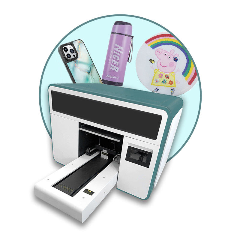A3 Ukuran UV Flatbed Inkjet Printer Led Flatbed Inkjet Botol Air Mesin Pencetakan