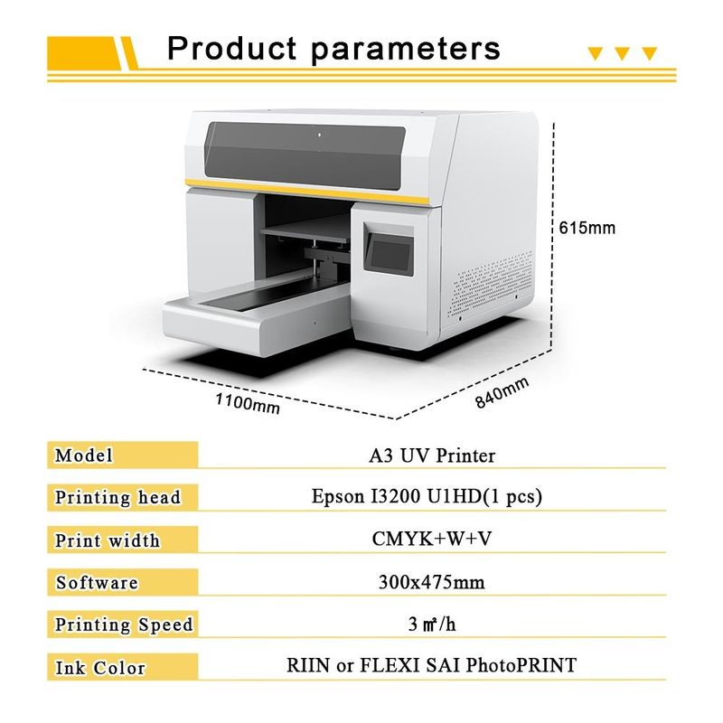 Mesin Pencetak Kaos Semua Dalam Satu Printer Ukuran A3 Dengan Kepala Epson I3200 U1