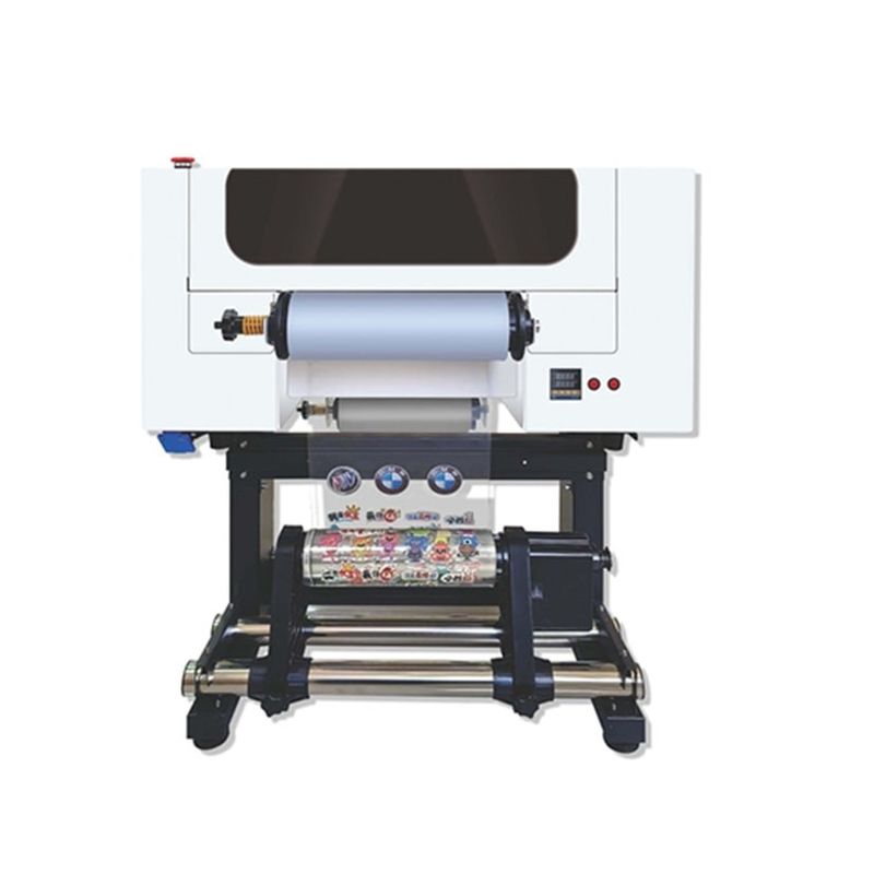 A3 Ukuran UV DTF Printer Roll To Roll Untuk Label Dan Sticker Inkjet Printer Pada Setiap Objek