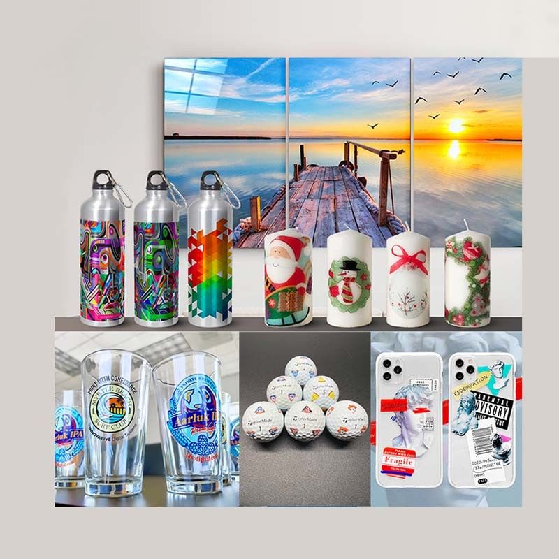 High Speed 3m2 UV Hybrid Printer Untuk Resolusi Max 297 * 420 Mm Dengan PP PF Rip Software