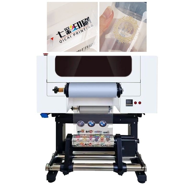 Roll to Roll UV DTF Printer Dengan Kepala XP600 30cm UV DTF Printer Mesin Pencetakan Kaos