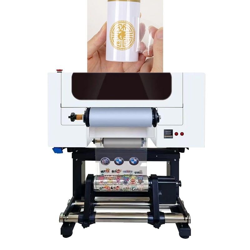 30CM UV DTF Printer Logo Printing Roll to Roll A3 UV DTF Printer untuk Stiker