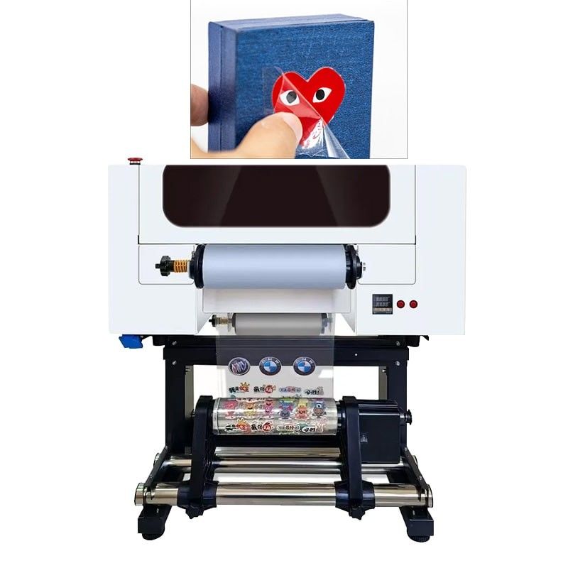 A3 Ukuran UV DTF Printer 30cm 60cm UV DTF Printer Film AB untuk Crystal Label Sticker Printing