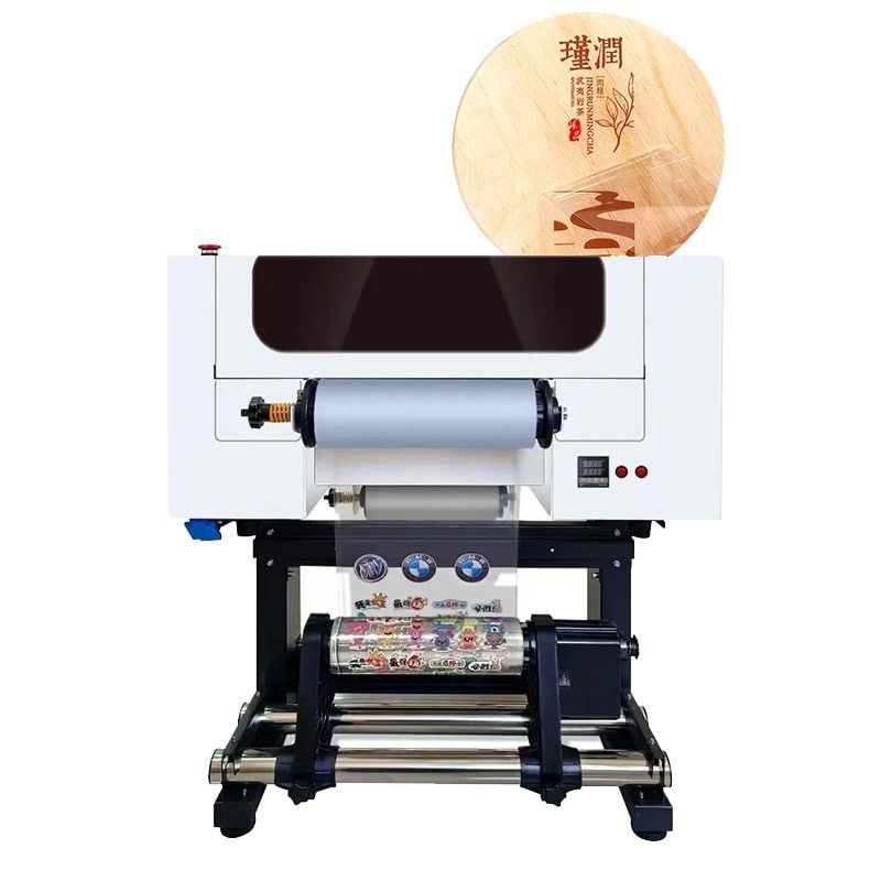 30CM UV DTF Printer Roll To Roll A3 UV DTF Printer Dengan Dua Kepala XP600