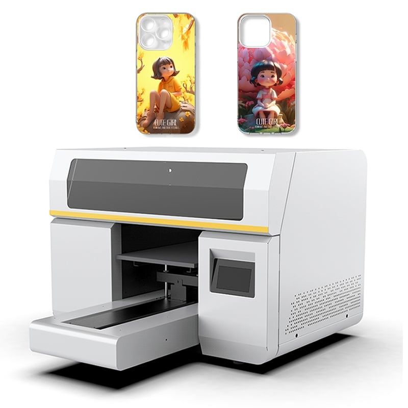3D Desktop 300mm Bottle Flat Bed Printer UV Printer Kasus Telepon Printer Untuk Penggunaan Rumah