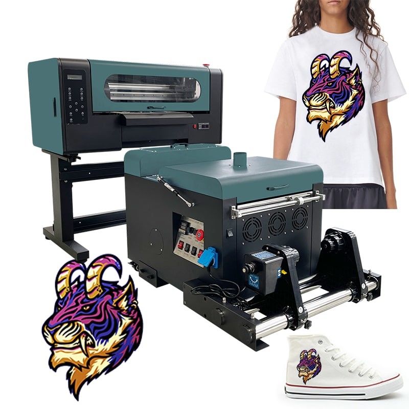 A3 DTF Printer Mesin Pencetak Kaos 30cm Printer DTF Dengan Mesin Serbuk Shaking