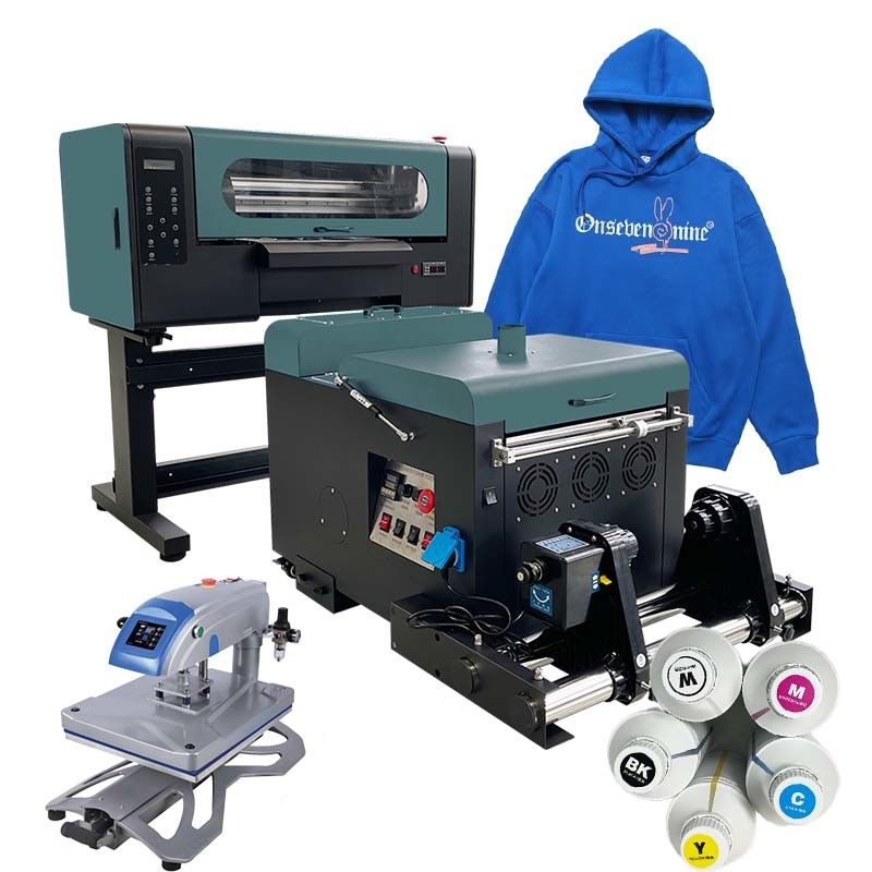 Direct to Film VT-300 A3 DTF Printer dengan warna CMYK+W untuk Aplikasi Tekstil