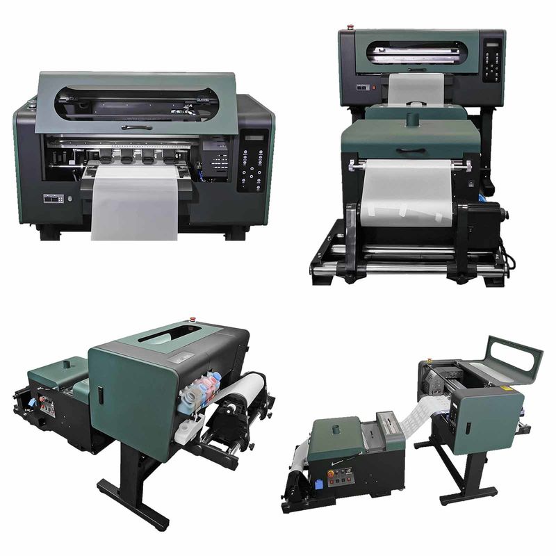 Direct to Film VT-300 A3 DTF Printer dengan warna CMYK+W untuk Aplikasi Tekstil