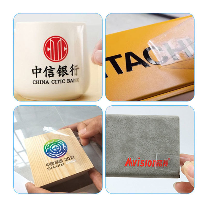 A3 UV DTF Printer CMYK Putih Varnish Warna DTF UV Printer Logo Pencetakan Mesin DTF UV