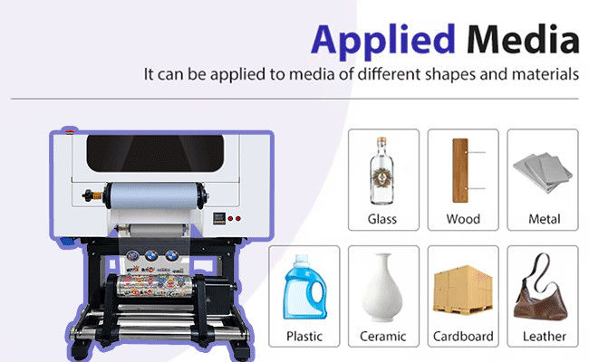 Digital UV DTF 2 F1080 Kepala Printer Dua dalam Satu Lebar Pencetakan 30cm/60cm