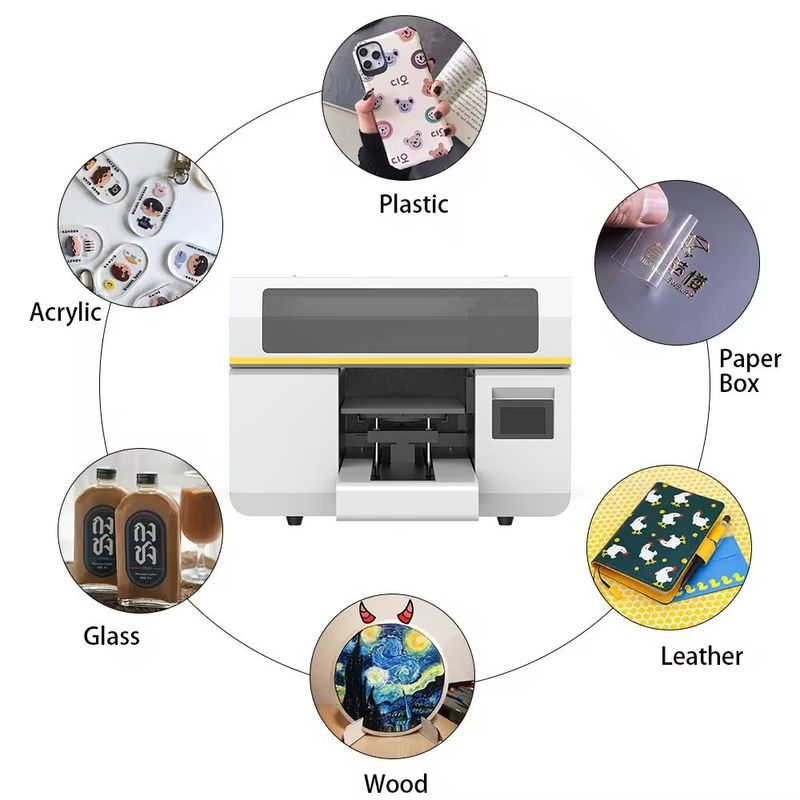 A3 UV Printer / Digital UV Printer Ukuran A3 Dapat Mencetak 3 Tipe Model Pencetakan