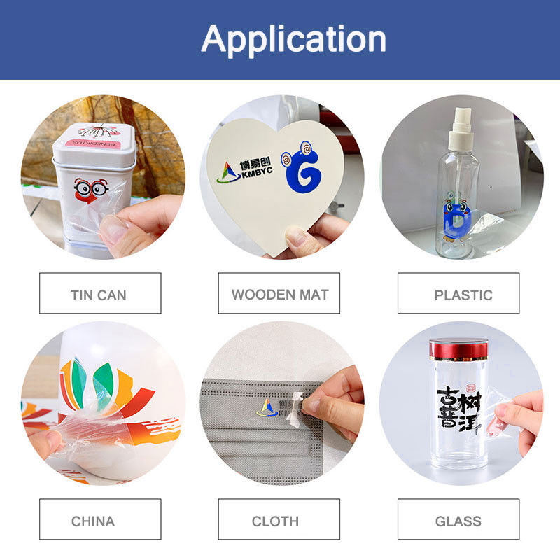 A3 UV DTF Printer AB Film Roll To Roll Sticker 30CM UV DTF Printer Untuk Botol Plastik Akrilik