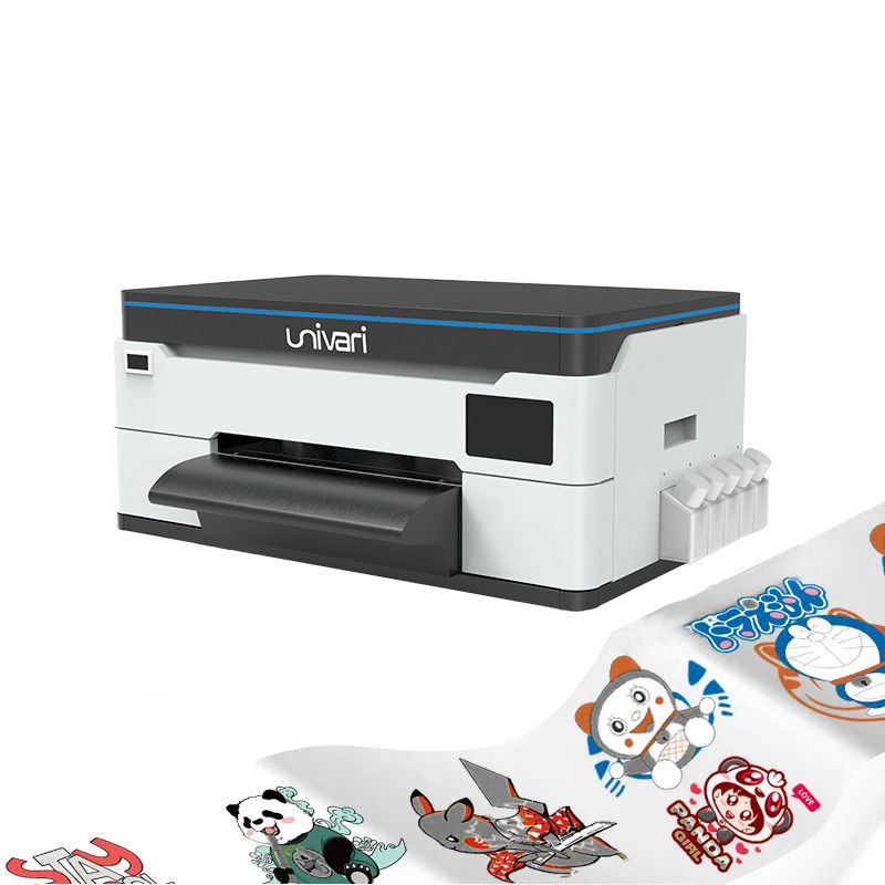Compact A3 Ukuran Laminating Auto Desk DTF Transfer Mesin Inkjet UV DTF Printer Dengan F1080 XP600 Kepala T-shirt Pencetakan