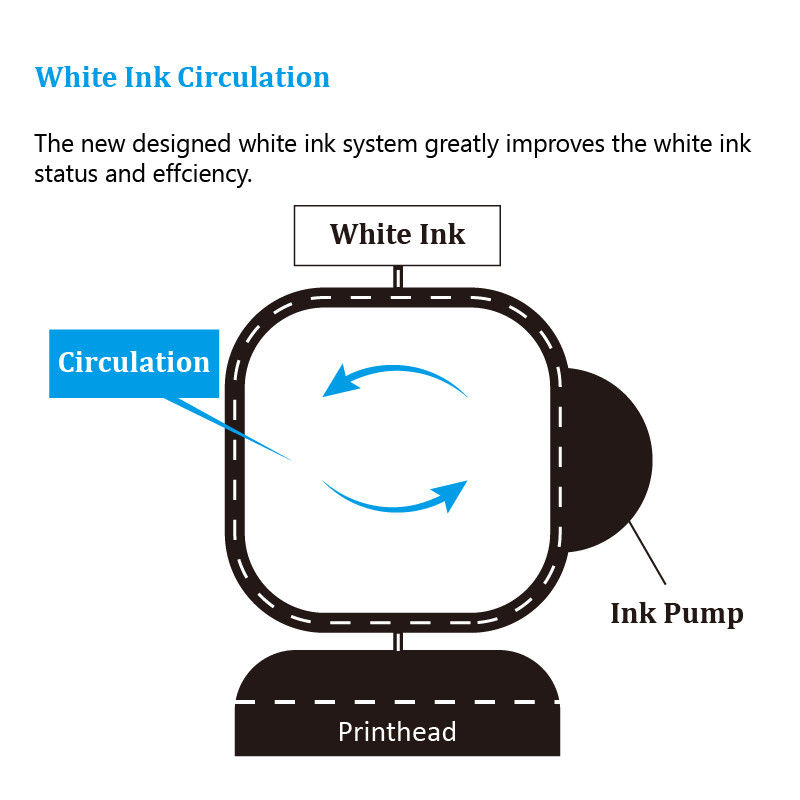 Mesin Pencetakan Tekstil Pet Film Kecil 30cm A3 DTF Impresora Printer Dengan Roller
