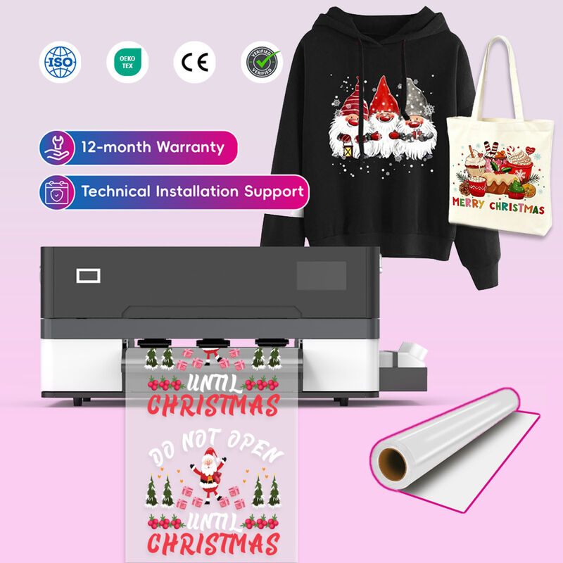 13 Inch Desktop DTF A3 Double Head Printer untuk Percetakan Tekstil Bisnis Kecil