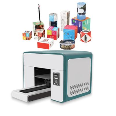 Mini Inkjet A3 UV Printer Led Flatbed UV Printer Card Acrylic Bottle Printing