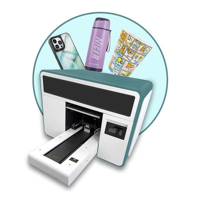 A3 Silinder UV Inkjet Printer Untuk Plastik Kaca Botol Printer Mesin Inkjet Printer