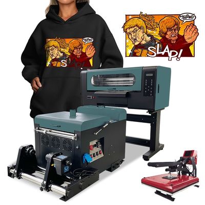 Digital 24 Inch DTF Printer Pet Film Printer T-Shirt Mesin Pencetakan Semua Dalam Satu