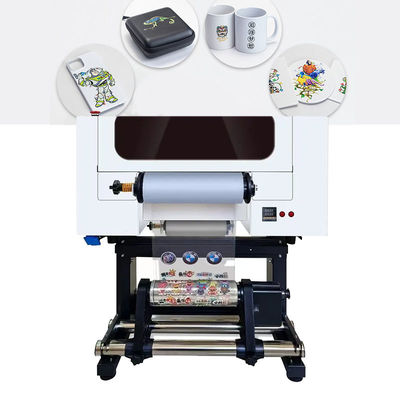 30cm UV DTF Crystal Label Printer 2 In 1 Mesin Dengan Double XP600 Head