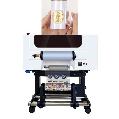 Printer UV 300mm dengan kepala cetak 2*F1080 mendukung CMYK+W+V