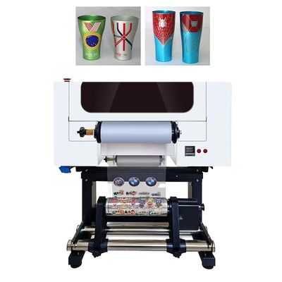 A3 Roll To Roll UV DTF Printer 30cm UV DTF Printer Dengan Laminasi Otomatis