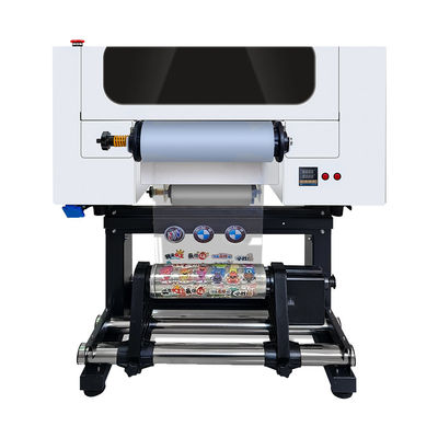A3 UV DTF Printer Roll to Roll Pet Film 30CM UV DTF Printer Dengan Powder Shaker