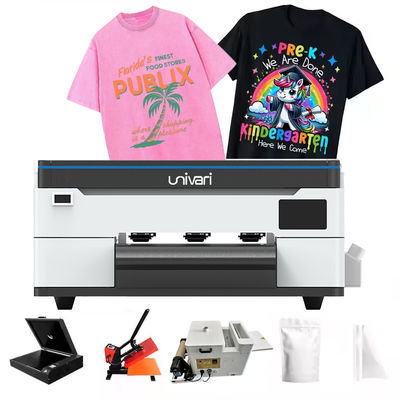 Pencetakan T-shirt Mesin Tekstil Dtf Print Pet Film Printer 30cm Dengan Kepala Xp600