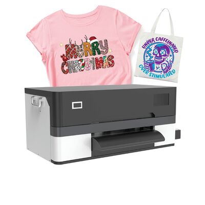 A3 XP600 DTF Printer 30Cm Mesin Transfer Panas Desktop Kecil Film Pet Otomatis